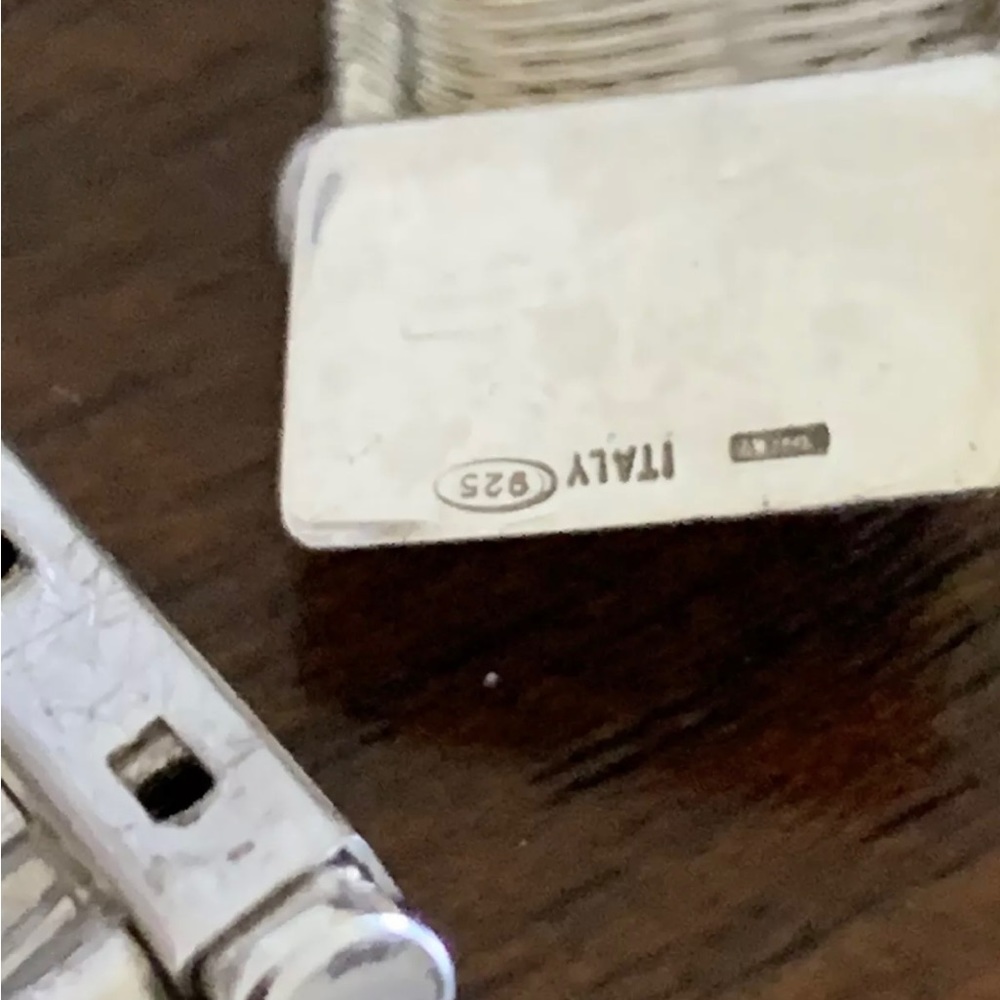 Vintage Bailey Banks &Biddle .925 genuine silver neclace, bracelet and earrings - Picture 6 of 9